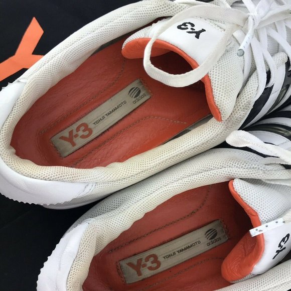 Yohji Yamamoto Adidas Y-3 Mens 10 LEATHER Sneaker - Picture 3 of 8